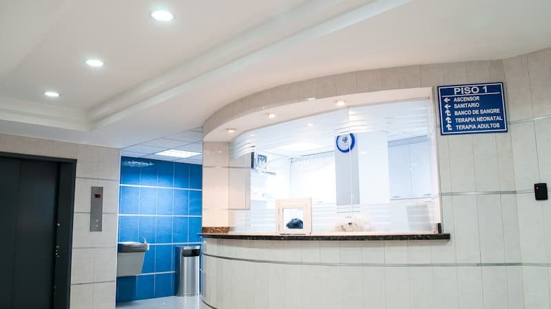 釧路市内の病院の外観