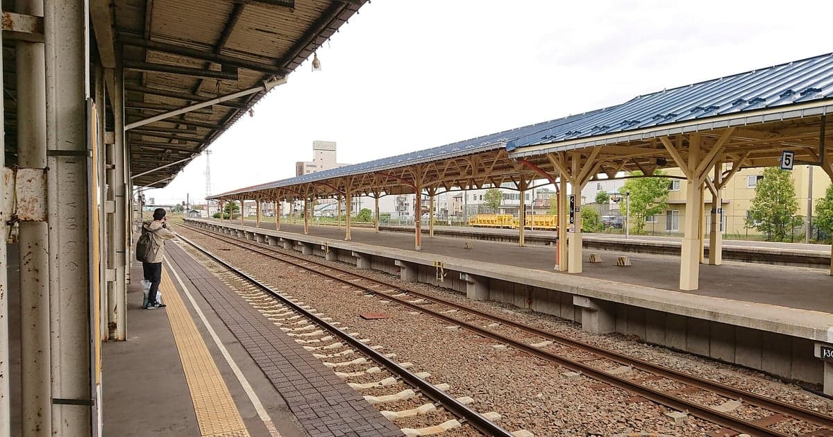 釧路駅前のバスターミナル